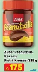 ZÜBER PEANUTZİLLA KAKAOLU FISTIK KREMASI 315 G